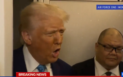 Trump Video On AF ONE: ‘I Think We Should Take Over Washington DC’